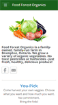 Mobile Screenshot of foodforestorganics.com